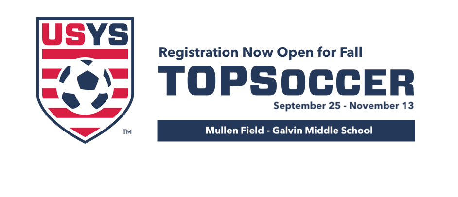 Registration Now Open For TOPSoccer