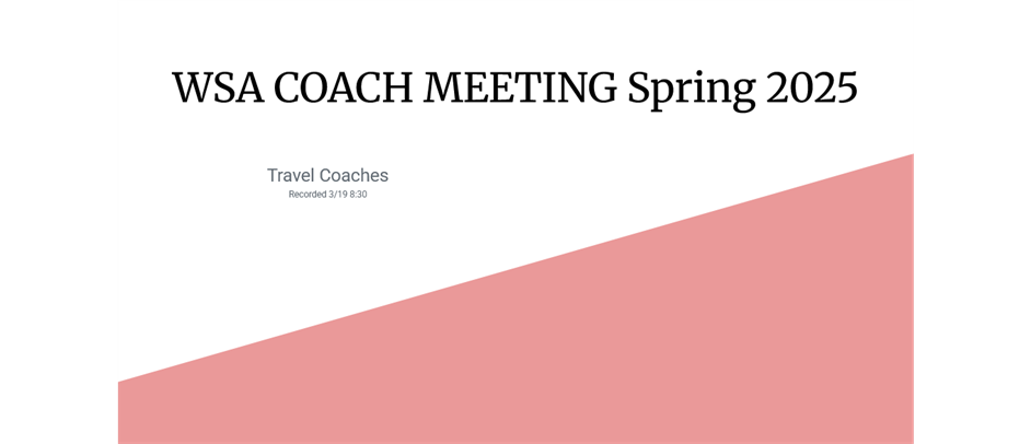 2025 Spring Coaches Meeting Presentation