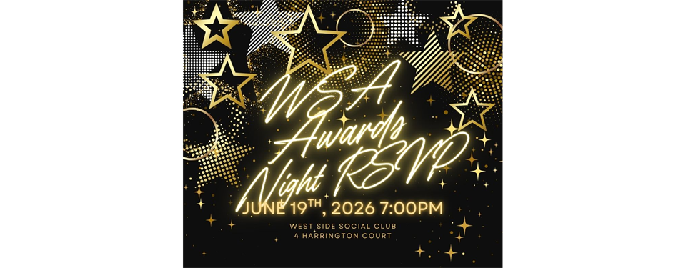 Please RSVP for WSA's coach and volunteer appreciation night
